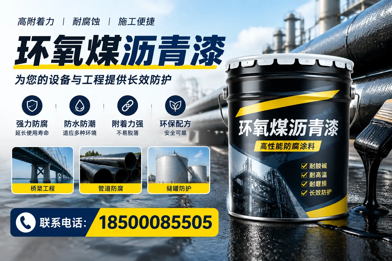 环氧煤沥青漆与其他涂料的对比分析,助力雨花台企业决策
