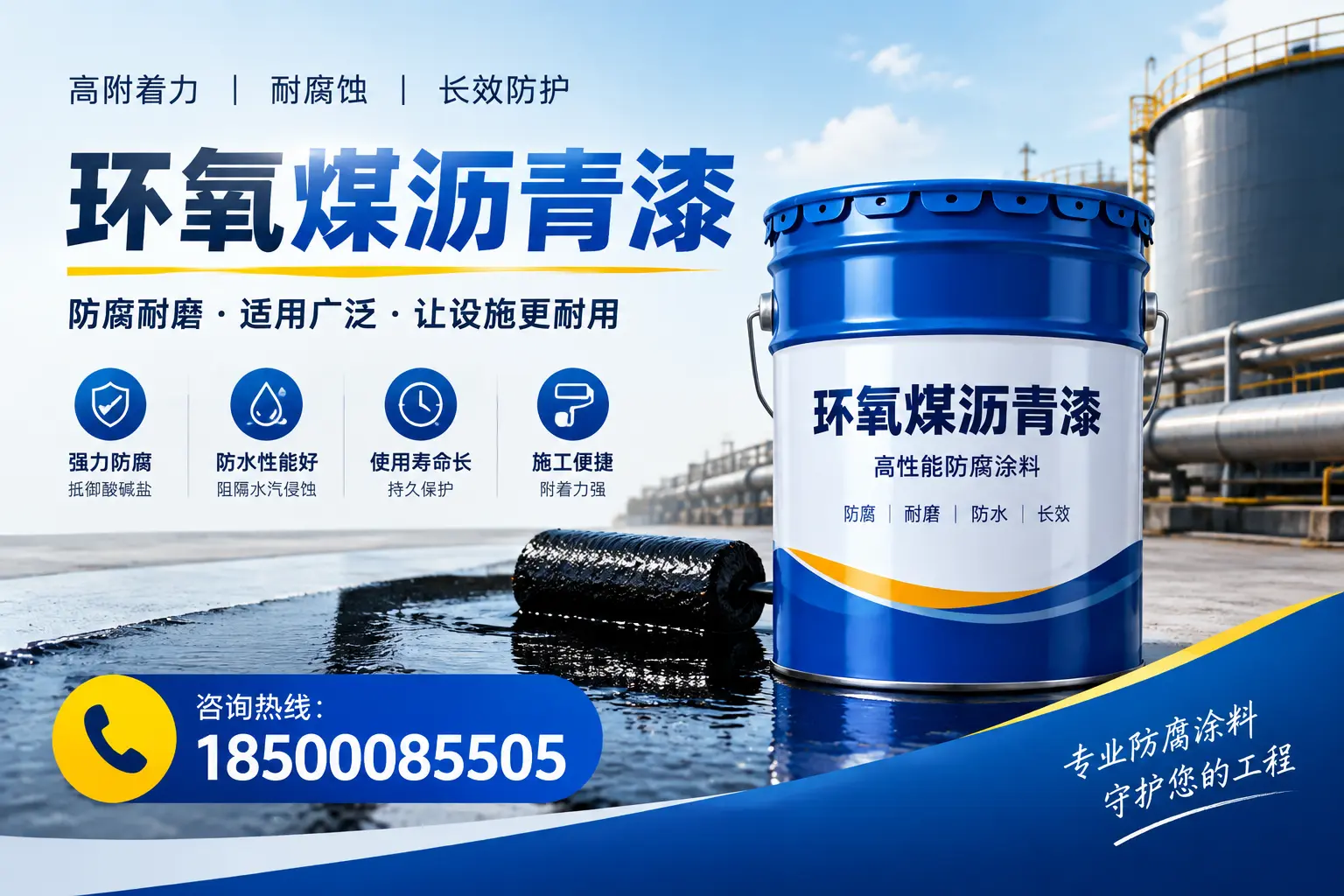 环氧煤沥青漆与其他涂料的对比分析,助力雨花台企业决策